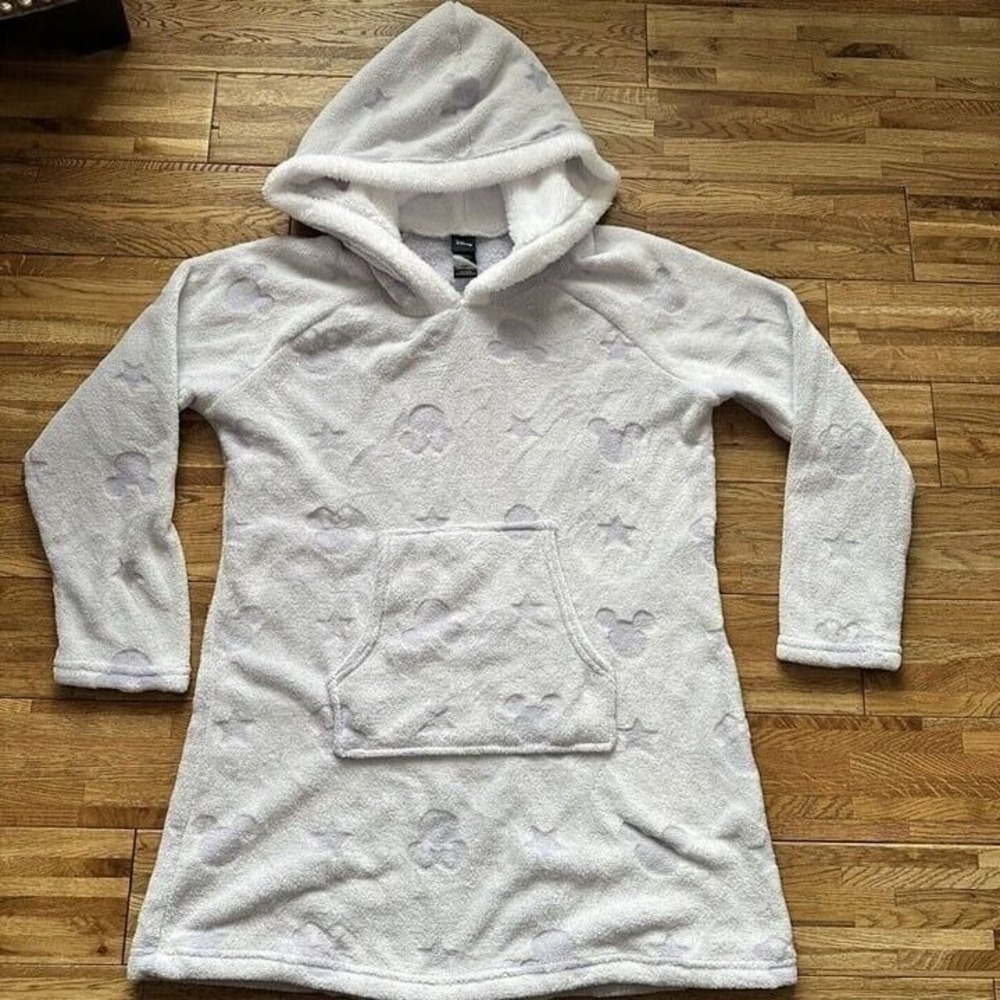 Disney Sherpa Hoodie Women's Sleepwear Pullover PJ Fleece Sweater‎ Size M